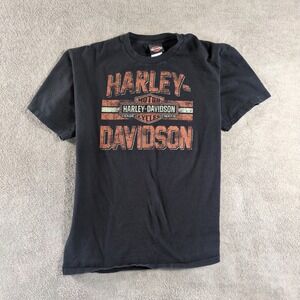 Harley Davidson of Tucson Arizona Graphic T Shirt Mens Size L Black Short Sleeve